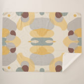 Soft Cosy Abstrakt Gemustert Sherpadecke (Vorderseite (Horizontal))