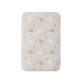 Soft Cosy Halloween Pattern Bath Mat Badematte (Vorderseite Vertikal)