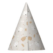 Soft Cosy Halloween Pattern Party Hat Partyhütchen (Rückseite)
