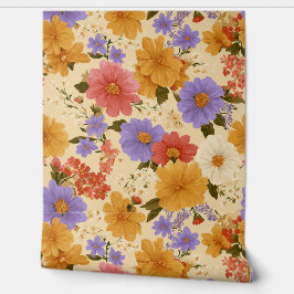 Soft Cottagecore Floral Wallpaper Tapete