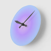 Soft Cotton Lavender Runde Wanduhr (Winkel)