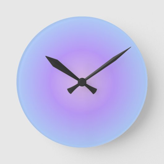 Soft Cotton Lavender Runde Wanduhr (Vorderseite)