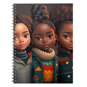 Soft Cover Spiralnotebook - Freunde Notizblock