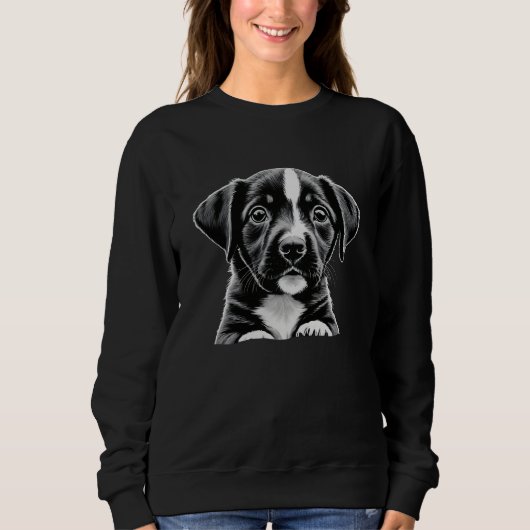 Soft & Cozy Puppy Lover Sweatshirt (Vorderseite)