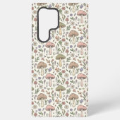 Soft Cream Fungi Seamless Pattern Samsung Galaxy Hülle (Rückseite)