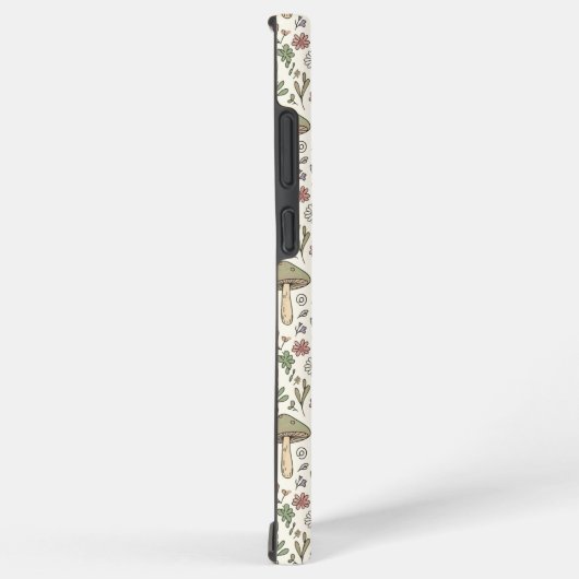 Soft Cream Fungi Seamless Pattern Samsung Galaxy Hülle (Rechte Seite)