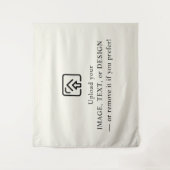 Soft Cream Tapestry - Machen Sie es heute zu sich. Wandteppich (Vorderseite)