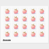 Soft Creative Art Quadratischer Aufkleber (Blatt)
