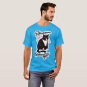 Soft Cudly Pet Cat Fun Liebe Slogan T-Shirt (Vorne ganz)