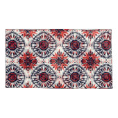 Soft Cyan "Cosmic Interlock" King-Sized Pillowcase Kissenbezug (Rückseite)