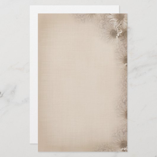 Soft Daisies Briefpapier (Vorne/Hinten)