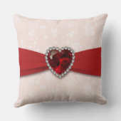 Soft Damask 40th Wedding Anniversary Kissen (Rückseite)