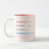 Soft Data | By the Numbers | Blush Relationship Zweifarbige Tasse (Links)