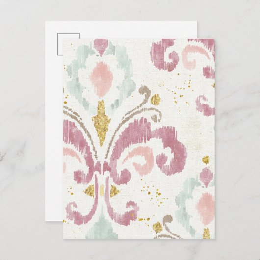 Soft Deko Pattern Postkarte (Vorne/Hinten)