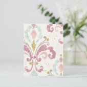 Soft Deko Pattern Postkarte (Stehend Vorderseite)