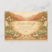 Soft Desert Wildflowers Diaper-Raffle Begleitkarte (Vorderseite)