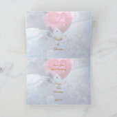 Soft Dream Wedding Einladungskarte (Innenseite)