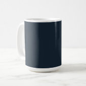 Soft Dreams, Gentle Nights – Minimalist Night Kaffeetasse (Vorderseite Links)