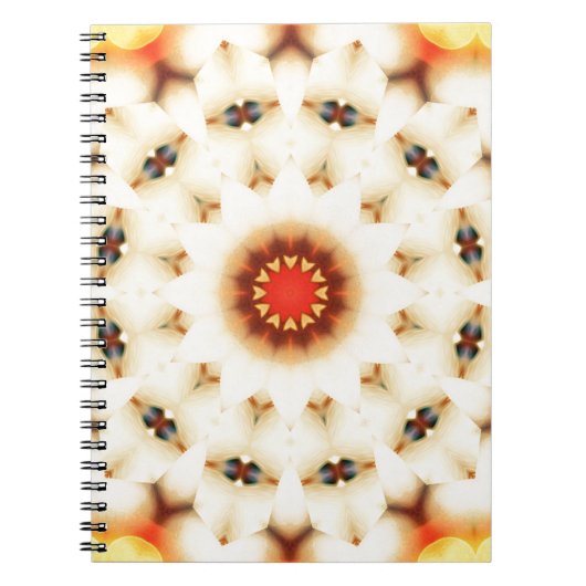 Soft Dreamy Cream Floral Muster Notizblock (Vorderseite)