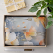 Soft Dreamy Hintergrund mit Mohnblumen-Blume Seidenpapier (Geschenk)
