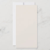 Soft Dusty Rose Floral Wedding Save The Date (Rückseite)