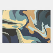 Soft Earthy Wirbel in ruhigen Tones Geschenkpapier Set (Vorderseite 2)