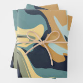 Soft Earthy Wirbel in ruhigen Tones Geschenkpapier Set (Beispiel)