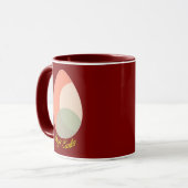 Soft Easter – Pastel Egg Illustration - caneca Tasse (Vorderseite Links)