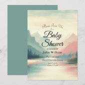 Soft Echoes of the Mountains Einladung (Vorne/Hinten)