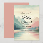 Soft Echoes of the Mountains Einladung (Vorne/Hinten)