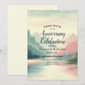 Soft Echoes of the Mountains Einladung (Vorne/Hinten)