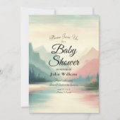 Soft Echoes of the Mountains Einladung (Vorderseite)