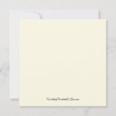 Soft Echoes of the Mountains Einladung (Rückseite)