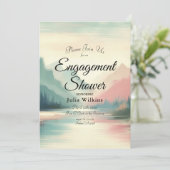 Soft Echoes of the Mountains Einladung (Stehend Vorderseite)