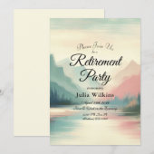 Soft Echoes of the Mountains Einladung (Vorne/Hinten)