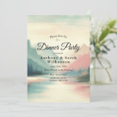 Soft Echoes of the Mountains Einladung (Stehend Vorderseite)