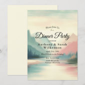 Soft Echoes of the Mountains Einladung (Vorne/Hinten)