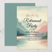 Soft Echoes of the Mountains Einladung (Vorne/Hinten)