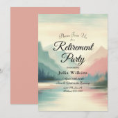 Soft Echoes of the Mountains Einladung (Vorne/Hinten)