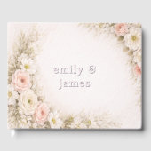 Soft Editorial Botanical Wedding Gästebuch (Vorderseite)