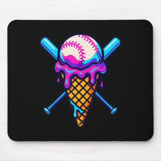 Soft-Eis verkaufen Mousepad (Vorne)
