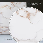 Soft Elegance Rose Gold Marmorvene Textur Fliese