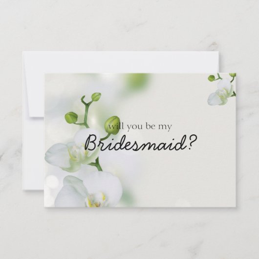 Soft Elegant Orchid werden Sie meine Bridesmaid se (Vorderseite)