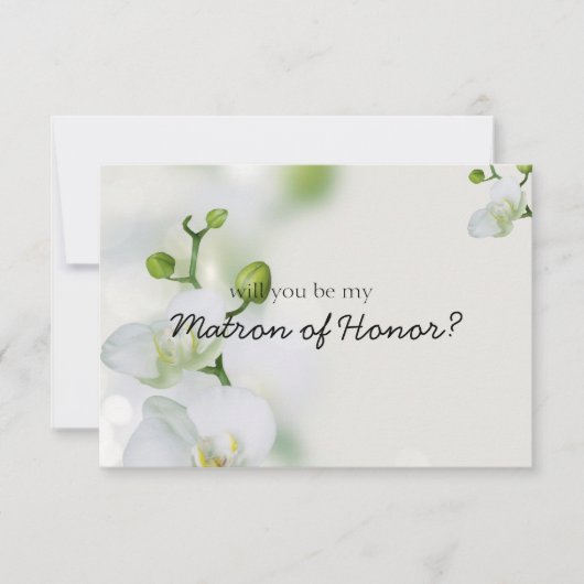 Soft Elegant Orchid wirst du meine Ehrenmatrone se (Vorderseite)