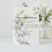 Soft Elegante Orchid Begleitkarte (Stehend Vorderseite)