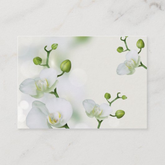 Soft Elegante Orchid Begleitkarte (Rückseite)