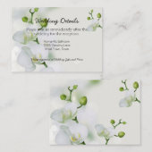 Soft Elegante Orchid Begleitkarte (Vorne/Hinten)