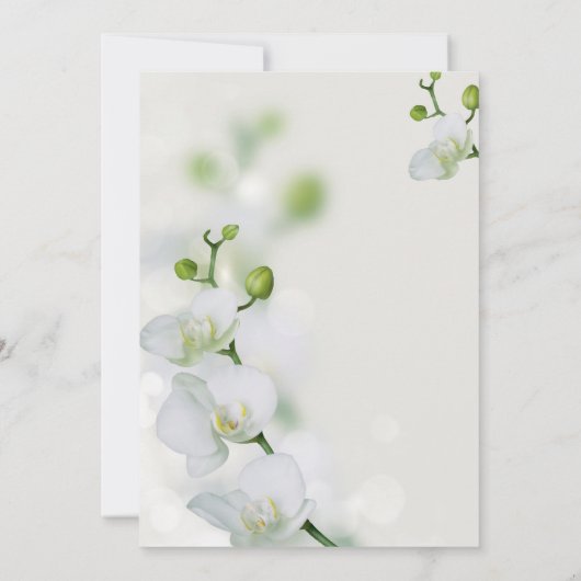 Soft Elegante Orchid Bridal Brunch (Rückseite)