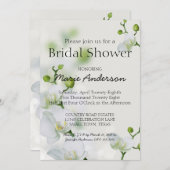 Soft Elegante Orchid Dusche Einladung (Vorne/Hinten)