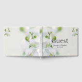 Soft Elegante Orchid Gästebuch (Voll)
